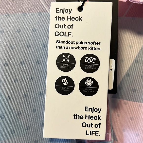 GreenSide Golf Polo Stretch, Wrinkle Resistant, Moisture Wicking & UV Protection - Picture 8 of 8
